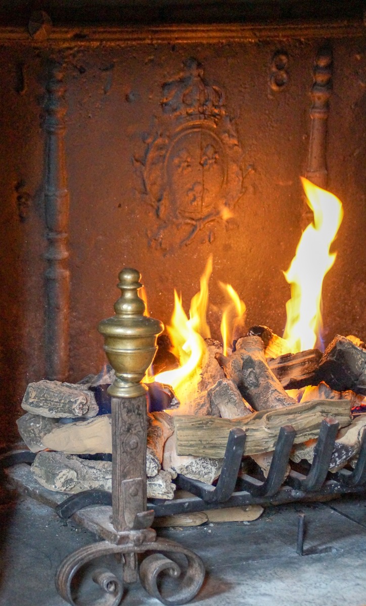 Los moldes de madera originales placa chimenea