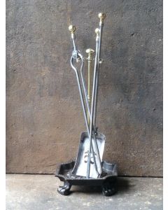 Utensilios Chimenea de Acero Pulido
