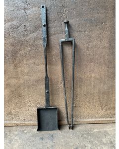 Antiguos Utensilios Chimenea Holandés