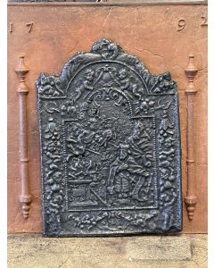 Placa chimenea 'El castigo de David'