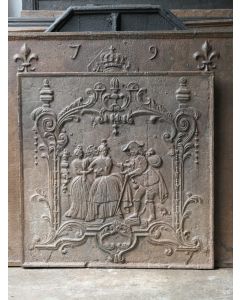 Placa Chimenea de Fundición 'Luis XV'