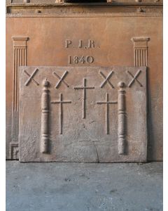 Pilares con Cruz de San Andrés