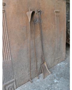 Antiguos Utensilios Chimenea Francés