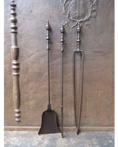Antiguos Utensilios Chimenea Holandés
