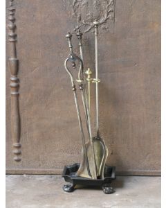 Juego de Herramientas Chimeneas Antiguo