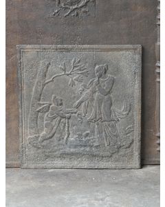 Placa chimenea Cupido y Venus