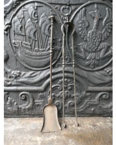 Antiguos Utensilios Chimenea Francés