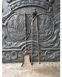 Antiguos Utensilios Chimenea Francés