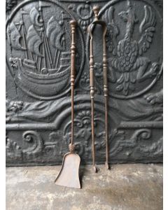 Antiguos Utensilios Chimenea Francés