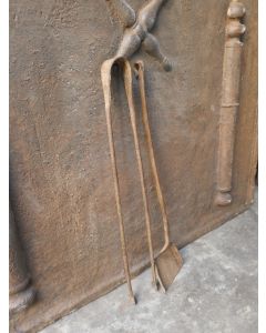 Antiguos Utensilios Chimenea Francés