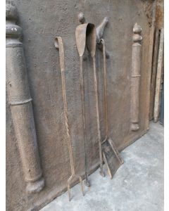 Antiguos Utensilios Chimenea Francés