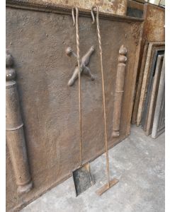 Antiguos Utensilios Chimenea Francés