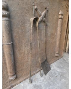 Antiguos Utensilios Chimenea Francés