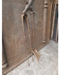 Antiguos Utensilios Chimenea Francés