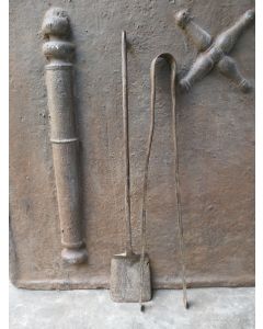 Antiguos Utensilios Chimenea Francés