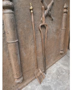 Antiguos Utensilios Chimenea Francés