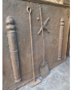 Antiguos Utensilios Chimenea Francés