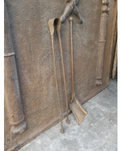 Antiguos Utensilios Chimenea Francés