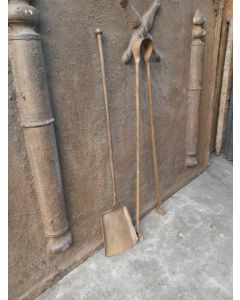 Antiguos Utensilios Chimenea Francés