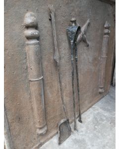 Antiguos Utensilios Chimenea Francés