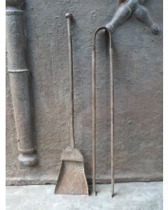 Antiguos Utensilios Chimenea Francés