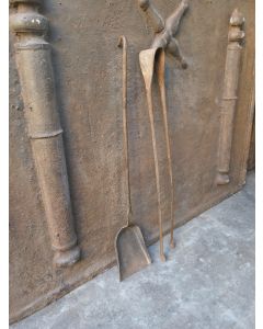Antiguos Utensilios Chimenea Francés