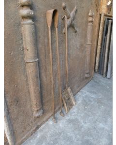 Antiguos Utensilios Chimenea Francés