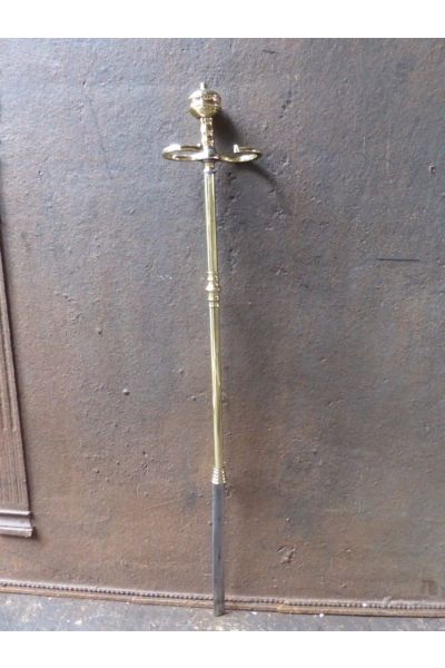 Atizador de Latón Pulido
