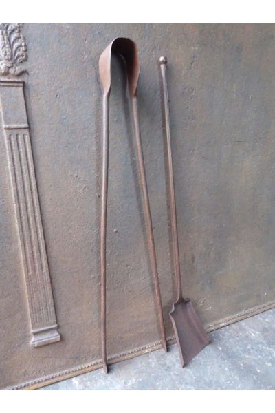 Antiguos Utensilios Chimenea Francés