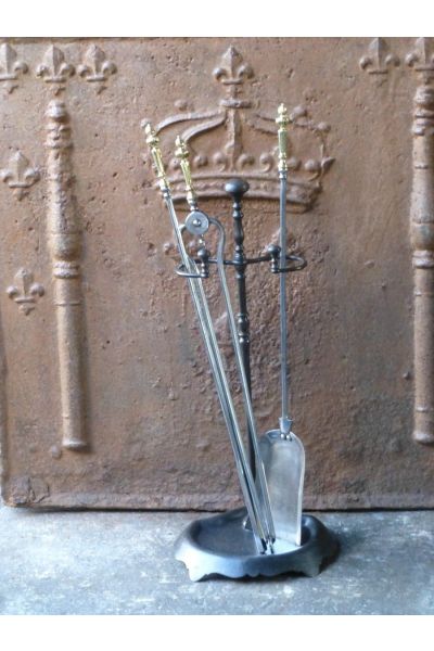 Utensilios Chimenea de Acero Pulido