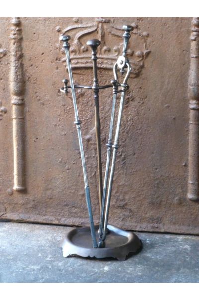 Utensilios Chimenea de Acero Pulido