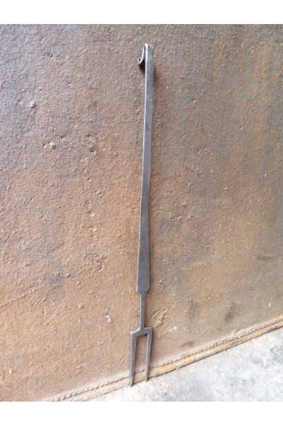 Tenedor para chimenea (hierro forjado)