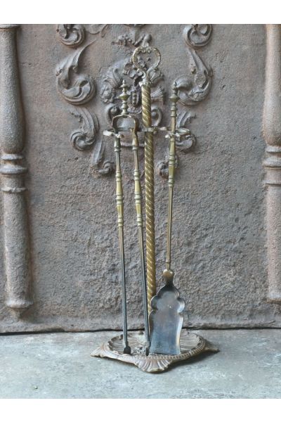 Antiguos Utensilios Chimenea Francés
