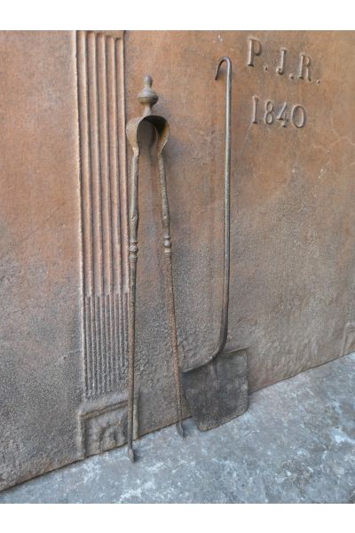 Antiguos Utensilios Chimenea Francés