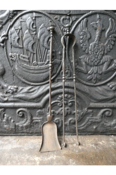 Antiguos Utensilios Chimenea Francés