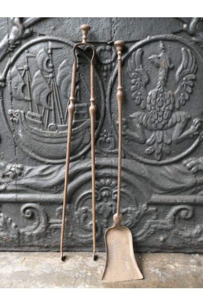 Antiguos Utensilios Chimenea Francés