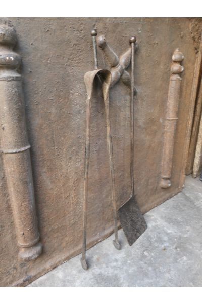 Antiguos Utensilios Chimenea Francés