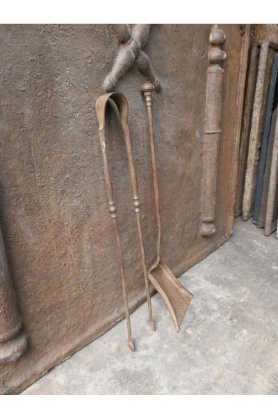 Antiguos Utensilios Chimenea Francés