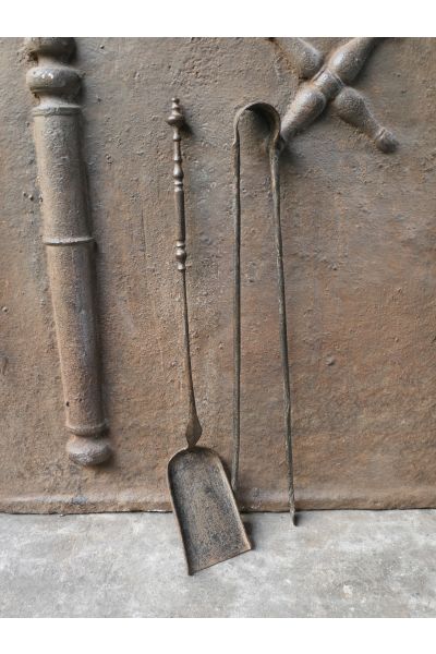 Antiguos Utensilios Chimenea Francés