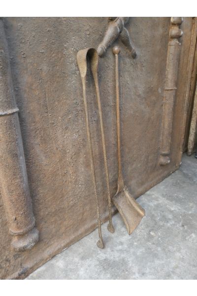 Antiguos Utensilios Chimenea Francés