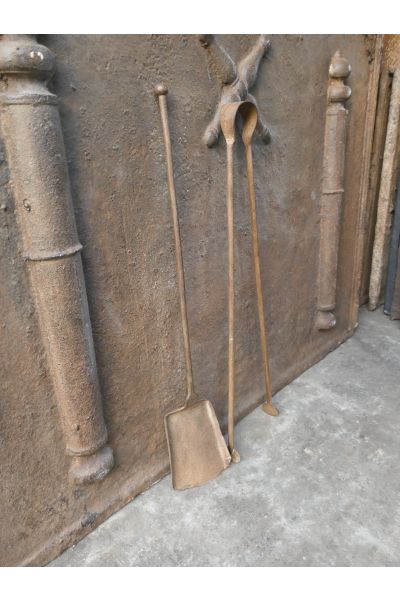 Antiguos Utensilios Chimenea Francés