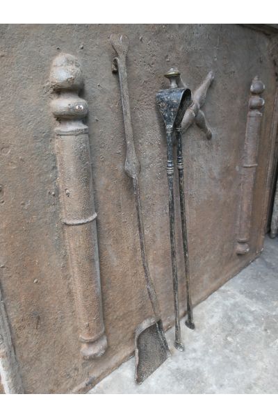 Antiguos Utensilios Chimenea Francés