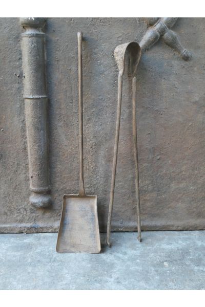 Antiguos Utensilios Chimenea Francés
