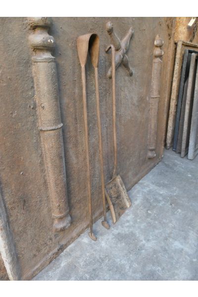 Antiguos Utensilios Chimenea Francés