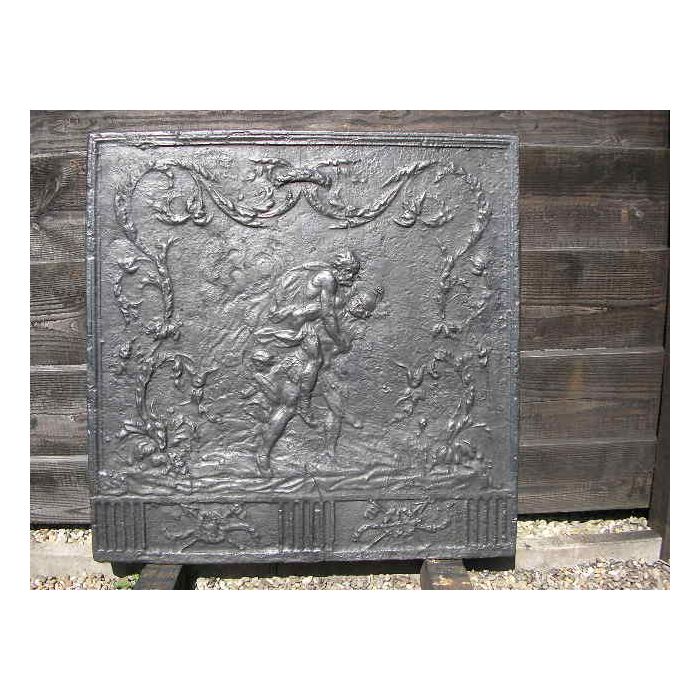 Placa de chimenea El rescate troyano 