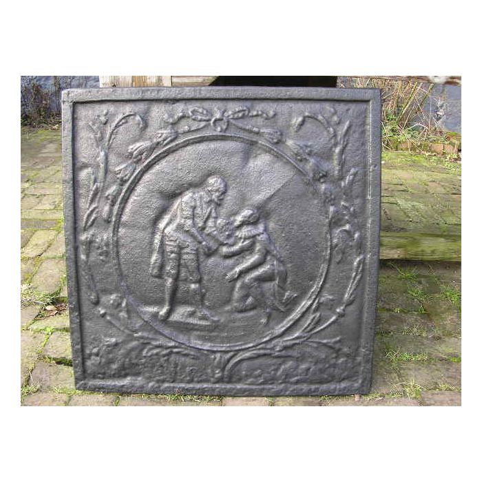 Placa de chimenea Dos Hombres 