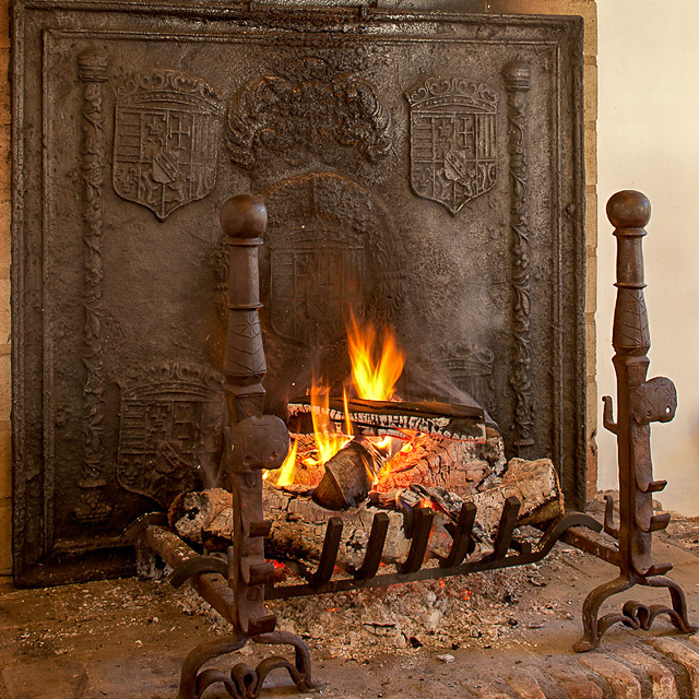 bandeja de ceniza para chimenea